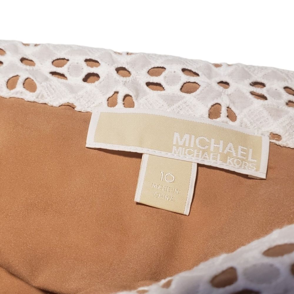 Michael Kors Cottagecore White Eyelet Skirt - Picture 5 of 12